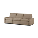 Evermore Tillery Power Recliner 3-Piece Sectional - Crypton Nomad Taupe