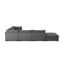 Hartley 5-Piece Sectional - Raf W Ottoman Bennett Charcoal