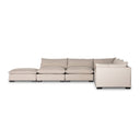 Ashford 5-Piece Sectional - Raf W Ottoman Bennett Moon