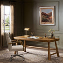 Aveline Lorik Desk - Caramel Rubberwood