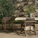 Liora Outdoor Dining Armchair - Dark Textured Woven