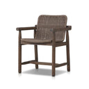 Verano Outdoor Dining Armchair - Dark Textured Woven