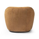 Aurelia Julius Swivel Chair - Nubuck Cognac