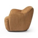 Aurelia Julius Swivel Chair - Nubuck Cognac