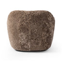 Aurelia Julius Swivel Chair - Taupe Shearling