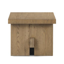 Aveline Isaac End Table - Rubbed Light Oak