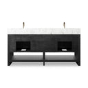 Anthem Double Vanity - Black Wash Oak Veneer