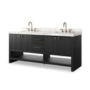 Anthem Double Vanity - Black Wash Oak Veneer