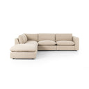 Verano Ingel 4-Piece Sectional W Ottoman - Right Arm Facing Antwerp Taupe
