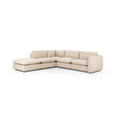 Verano Ingel 4-Piece Sectional W Ottoman - Right Arm Facing Antwerp Taupe