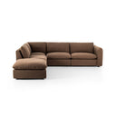 Vesper Ingel 4-Piece Sectional W Ottoman - Right Arm Facing Antwerp Cafe
