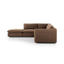 Verano Ingel 4-Piece Sectional W Ottoman - Right Arm Facing Antwerp Cafe