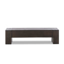 Vesper Accent Bench - Ebony Rustic Wormwood Oak