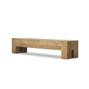 Verano Abaso Large Accent Bench - Rustic Wormwood Oak