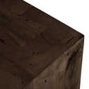 Veritas Abaso Media Console - Ebony Rustic Wormwood Oak