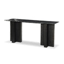Vespera Large Console Table - Black Marble