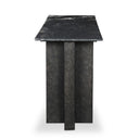 Vespera Large Console Table - Black Marble