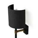 Vesper Maurice Sconce - Matte Black Plaster