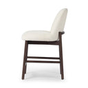 Verity Sora Armless Bar Counter Stool - Counter Fiqa Boucle Cream