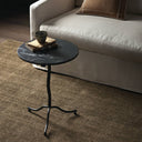 Verity Sophie End Table - Black Marble