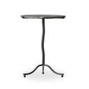Valoria End Table - Black Marble