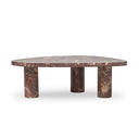Verano Zion Nesting Coffee Table - Large Merlot Marble