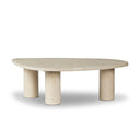 Verano Zion Nesting Coffee Table - Large Cream Marble