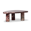 Verano Zion Nesting Coffee Table - Small Merlot Marble