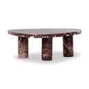 Verano Zion Nesting Coffee Table - Small Merlot Marble