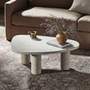 Verano Zion Nesting Coffee Table - Small Cream Marble