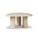 Verano Zion Nesting Coffee Table - Small Cream Marble