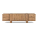 Orion Media Console - Rustic Amber Oak