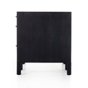 Aveline Isador Executive Desk - Black Wash Poplar