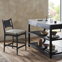 Verity Haddon Counter Stool - Brushed Ebony
