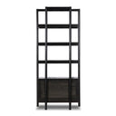 Verity Reza Bookcase - Worn Black Parawood