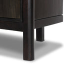 Verity Reza Bookcase - Worn Black Parawood