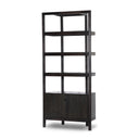 Verity Reza Bookcase - Worn Black Parawood