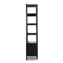 Verity Reza Bookcase - Worn Black Parawood