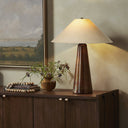 Romani Table Lamp - Cream Slub Linen