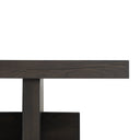 Aveline Isaac Coffee Table - Smoked Black