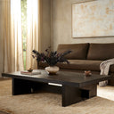 Aveline Isaac Coffee Table - Smoked Black