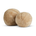 Luxe Balle Shearling Pillow Set - Beige