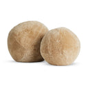 Luxe Balle Shearling Pillow Set - Beige