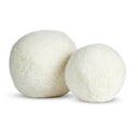 Luxe Balle Shearling Pillow Set - White