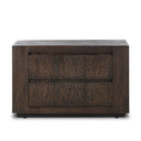 Aria Abaso Nightstand - Ebony Rustic Wormwood Oak