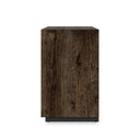 Aether Abaso 6-Drawer Dresser - Ebony Rustic Wormwood Oak