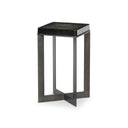 Aurelia Lennie Cast Glass End Table - Moss Cast Glass