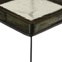 Aurelia Lennie Cast Glass End Table - Clear Cast Glass