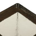 Aurelia Lennie Cast Glass End Table - Clear Cast Glass