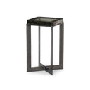 Aurelia Lennie Cast Glass End Table - Clear Cast Glass